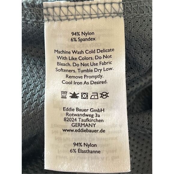 Eddie Bauer First Ascent Nylon Pants Women's 14 Cobalt Guide Pro Cargo Hiking - Picture 7 of 7